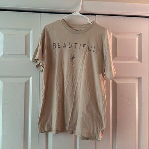 “Beautiful” size large woman’s tshirt